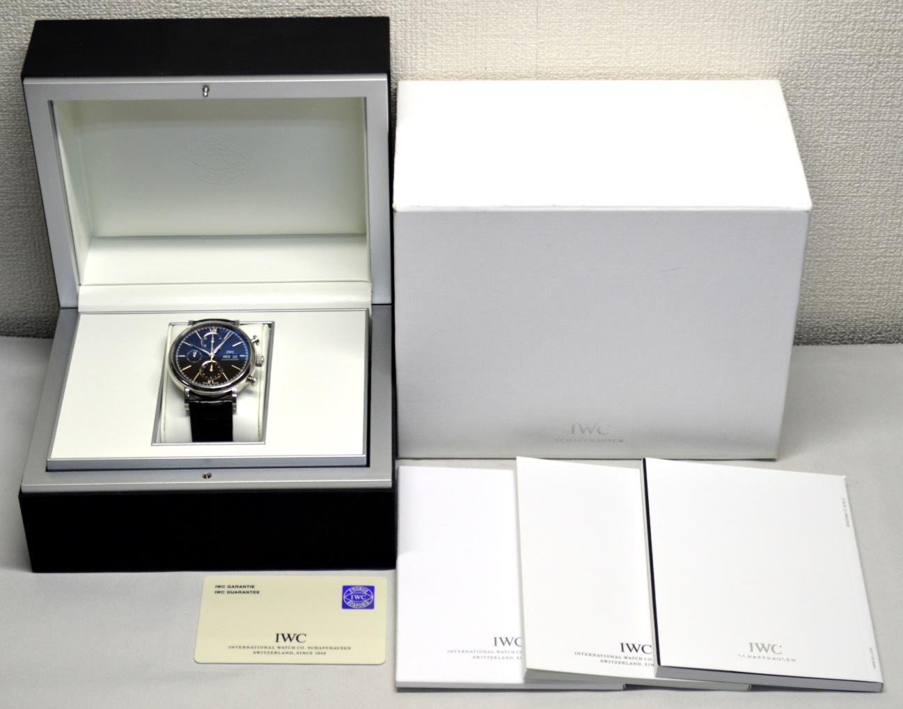 IWC IW391008 ポートフィノ クロノグラフ デイデイト 自動巻き クラシカルな佇まいIWCポートフィノ・クロノグラフ/IW391008